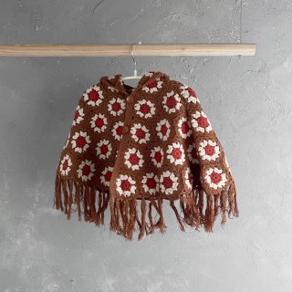 <img class='new_mark_img1' src='https://img.shop-pro.jp/img/new/icons14.gif' style='border:none;display:inline;margin:0px;padding:0px;width:auto;' />& pal | crochet poncho | ߥ | XS(70-80)S(80-90)