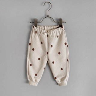 <img class='new_mark_img1' src='https://img.shop-pro.jp/img/new/icons14.gif' style='border:none;display:inline;margin:0px;padding:0px;width:auto;' />organic zoo | Undyed Cotton Dots Sweatpants | 6-12m3-4y