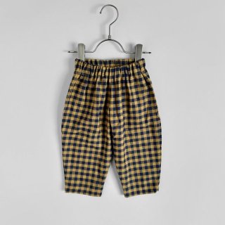 <img class='new_mark_img1' src='https://img.shop-pro.jp/img/new/icons14.gif' style='border:none;display:inline;margin:0px;padding:0px;width:auto;' />organic zoo | Blueberry Gingham Carrot Pants | 6-12m3-4y