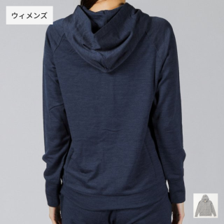 <img class='new_mark_img1' src='https://img.shop-pro.jp/img/new/icons5.gif' style='border:none;display:inline;margin:0px;padding:0px;width:auto;' />W ESSENTIAL ZIP HOODIE レディース 長袖 スエット エッセンシャル・ジップフーディ SNW013810 ｜ [sn] sn super.natural スーパーナチュラル