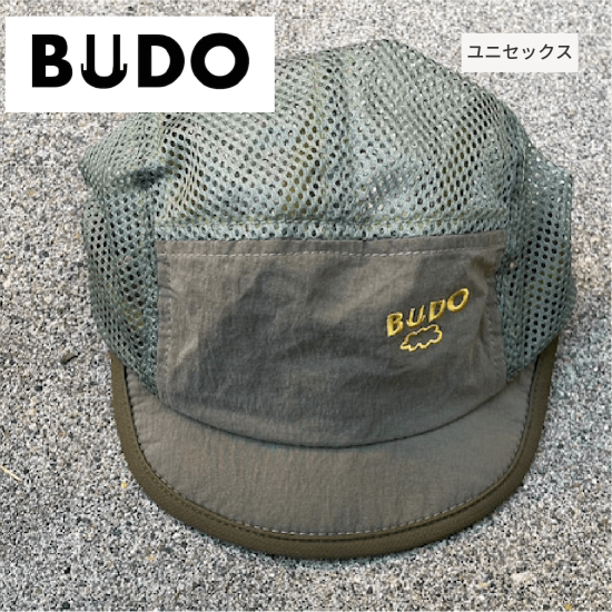 BUDO】 SHORT BRIM DRY MESH CAP - 名古屋のランニングショップ