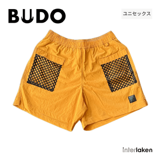 BUDO | BIG MESH SHORTS +ADDORANGEBLACK