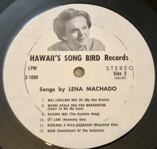 Hapa Haole Hawaii LP Lena Machado その他