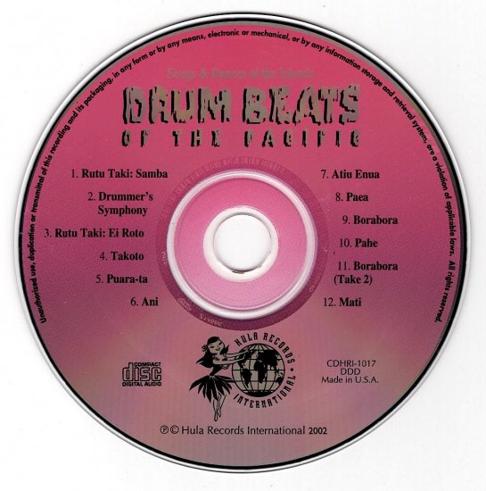 Drum Beats of The Pacific-Vol. 2 - Jay Hawaiian Music