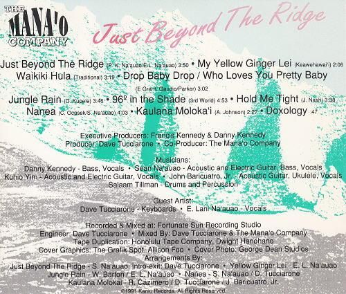 Mana’o Company / Just Beyond the Ridge