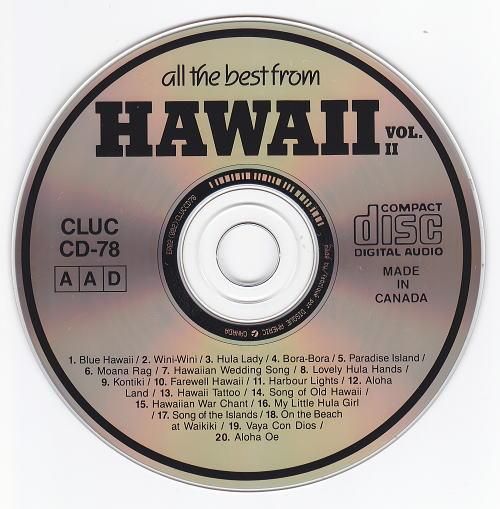 All the Best from Hawaii-20 Great Favorites - Jay Hawaiian Music