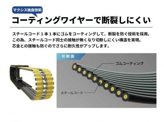 マクシス イセキコンバイン用ゴムクローラー HFR442G TKD450x90x49