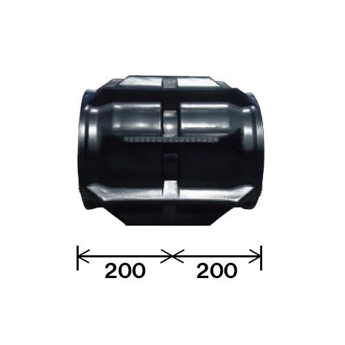 イセキコンバイン用ゴムクローラー HA433 G1-409044QB 400x90x44 2本