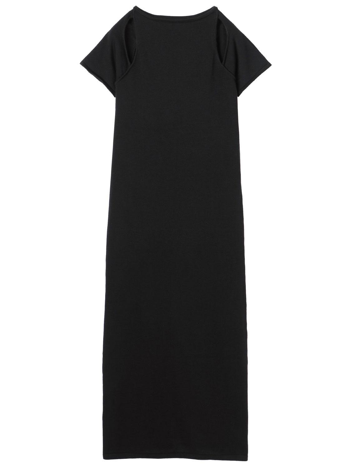 Open-shoulder ニット ワンピース - GlamLips