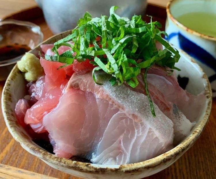 刺身維新 カンパチ丼 ５人前 セット マグロ通販の津曲商店 鹿児島魚市場 鮪 まぐろ 専門店