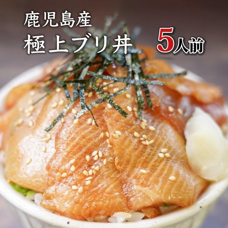 極上ブリ丼 5人前 350gの通販 | 津曲商店 鹿児島魚市場