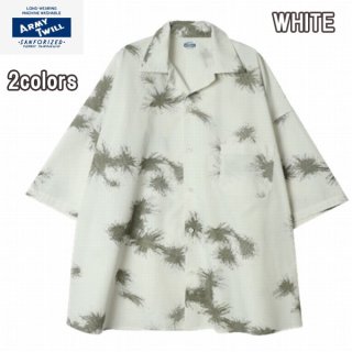 アーミーツイル ARMY TWILL AM-2317009 Cotton/Polyester Plain Big H/S Shirt ミリタリーシャツ　迷彩　スノーカモ