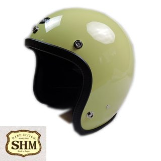 SHM LOT 500 ヘルメット　ゴールドウッドイエロー　バイク