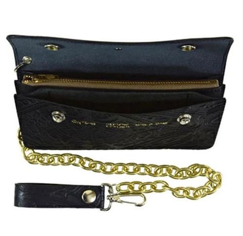 ドライボーンズ DRY BONES DWM-120 Emboss Trucker Wallet ドライボーンズ DRY BONES DWM-120 Emboss Trucker Wallet