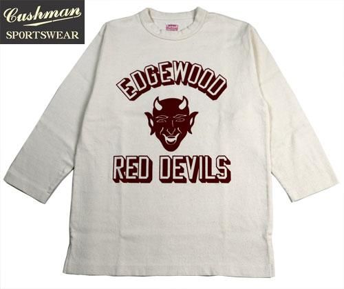 クッシュマン CUSHMAN 26826 FOOT BALL TEE (RED DEVILS