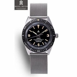ʥХ륦å Naval Watch Produced By LOWERCASE FRXB001 Quartz Mesh Metal Strap   