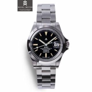 ʥХ륦å NAVAL WATCH Produced By LOWERCASE FRXA001 Mechanical S/S 3 links Metal band ư