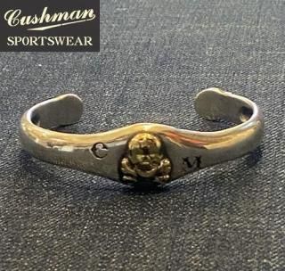 åޥ CUSHMAN 29019 SKULL&CROSS BONE SILVER BANGLE СХ󥰥