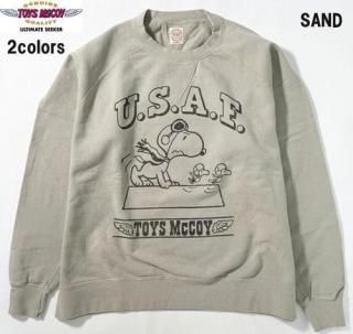 ȥޥå TOYS McCOY TMC2550 GARMENT DYING SWEAT SHIRT SNOOPY 