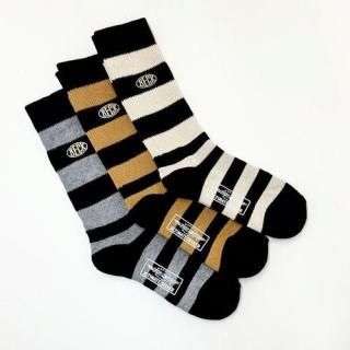 ȥޥå TOYS McCOY TMA2535 3-PACK BORDERED BOOTS SOCKS ܡ֡ĥå