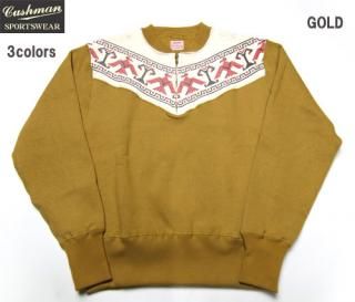åޥ CUSHMAN 26384 THUNDER BIRD PRINTO HALF ZIP SWEAT Сɥϡեåץå
