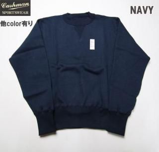 size:3L (大きいサイズ) クッシュマン CUSHMAN 26901 SET IN SLEEVE SWEAT -MUJI-セットイン スイーブ スウェット 無地 両V