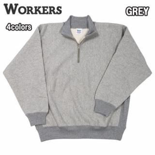  WORKERS Trico Tag Sweat, Half Zip,Сסϡեå