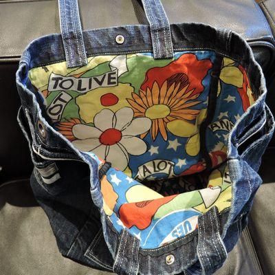 UES デニム トートバッグ Mサイズ UES デニム トートバッグ Mサイズ