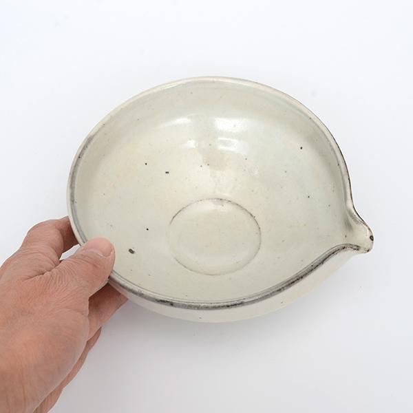 増田勉 粉引片口鉢 φ14cm(口含φ15.5cm) h5.5cm | 百福オンラインショップ