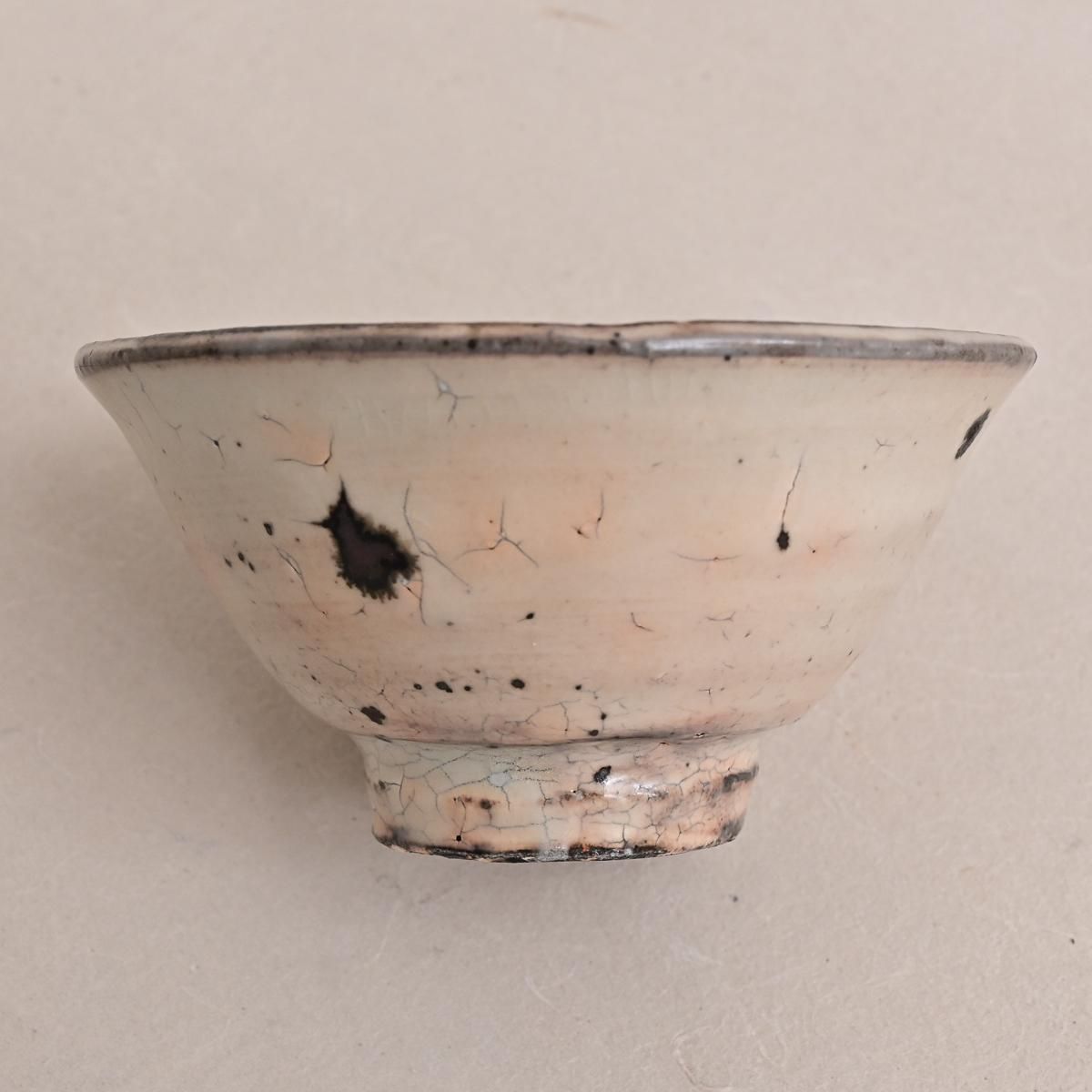 増田勉 粉引ぐい呑 A φ7.5cm H4cm| 百福オンラインショップ