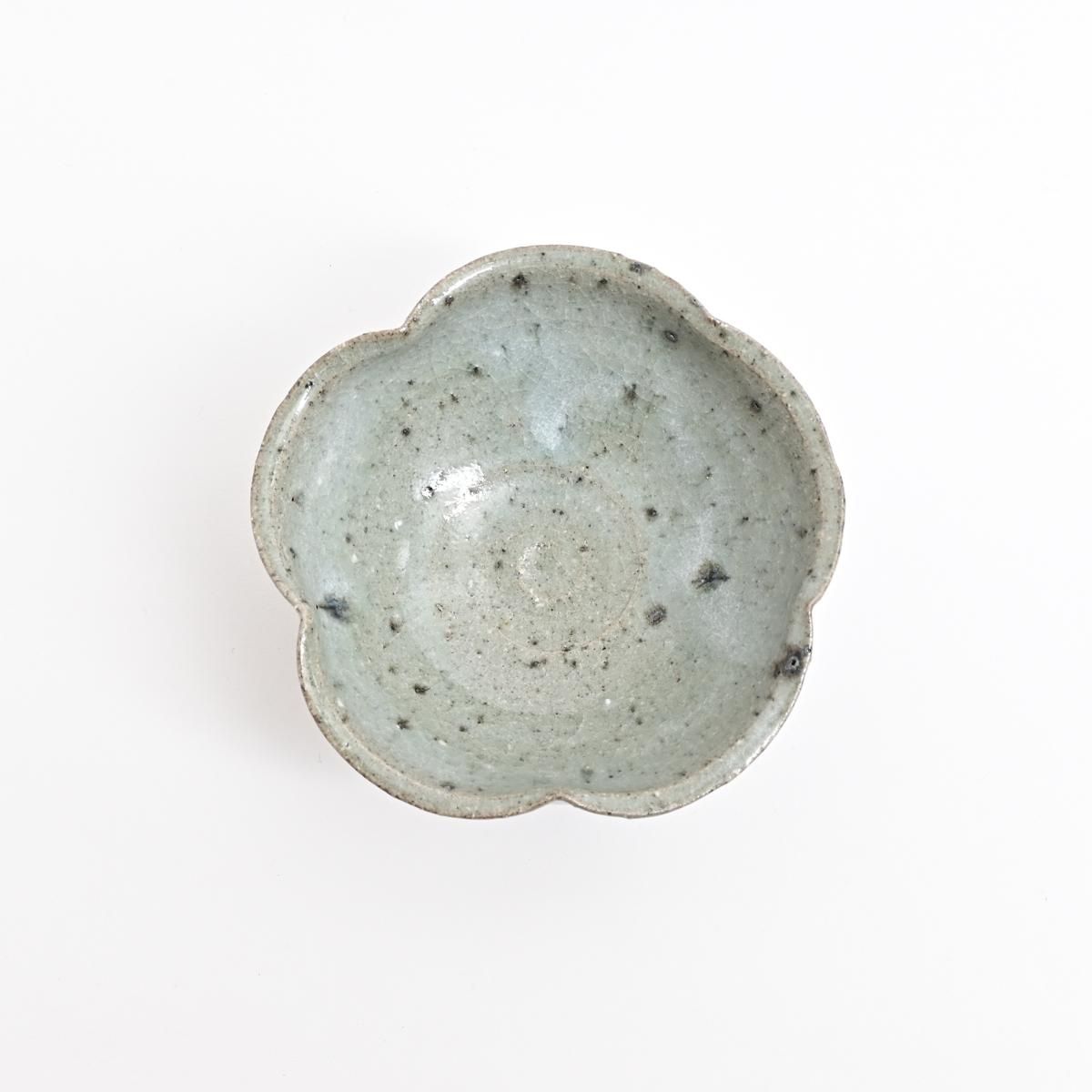 川口武亮 林檎灰輪花小鉢 φ13.5cm H5.5cm｜ 百福オンラインショップ