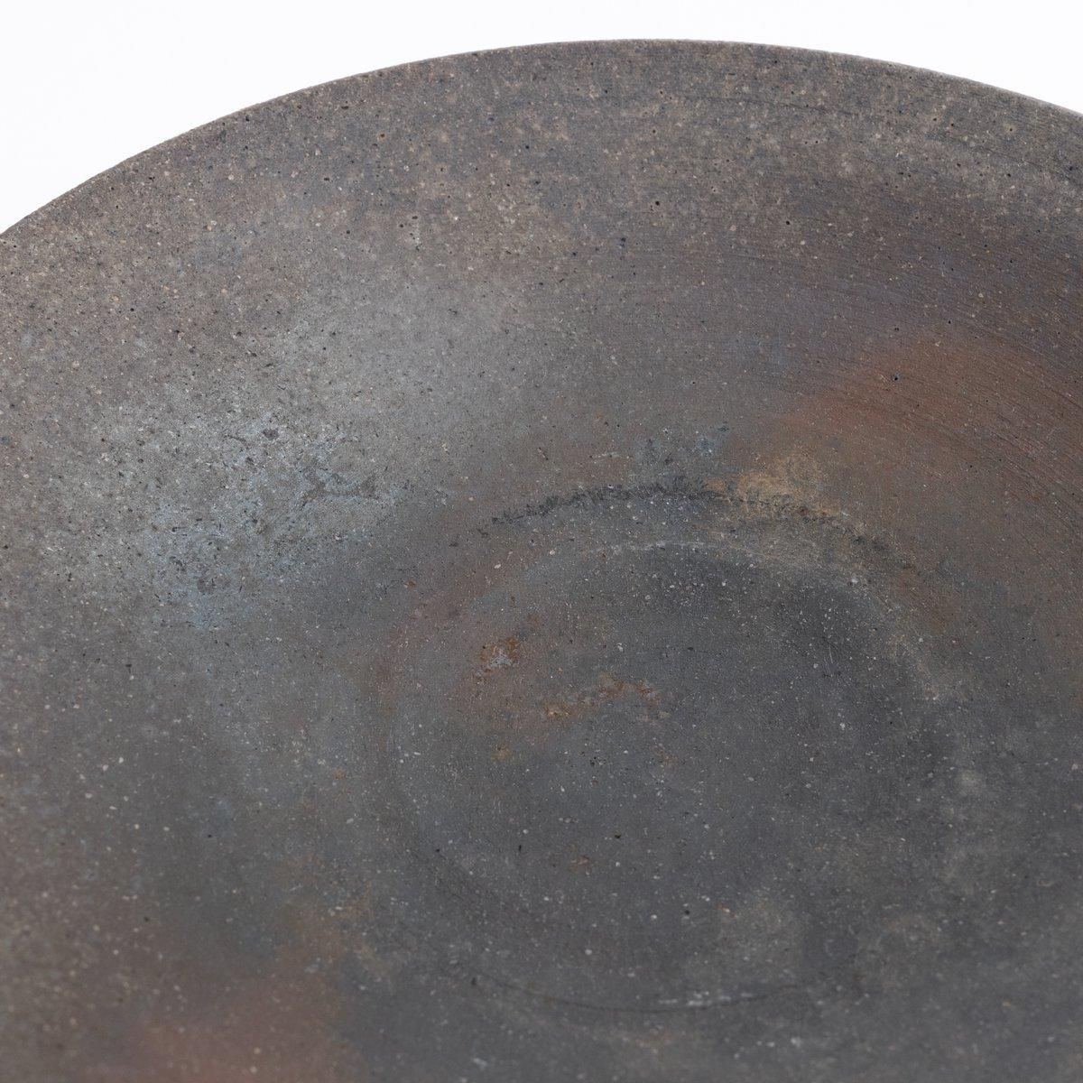 松村英治 焼締7寸皿 F | 百福オンラインショップ