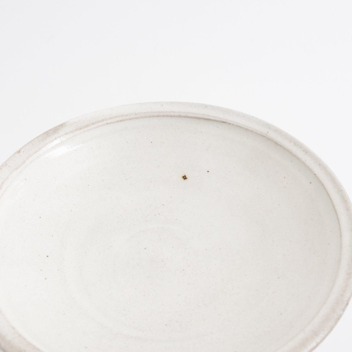 高木剛 粉引4.5寸高台皿 ｜ 百福オンラインショップ