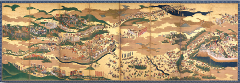 大阪歴史博物館所蔵品データ 関ヶ原合戦図屏風 右隻 フリース壁紙 専門通販 大阪歴史博物館所蔵品データ 関ヶ原合戦図屏風 右隻 フリース壁紙 専門通販