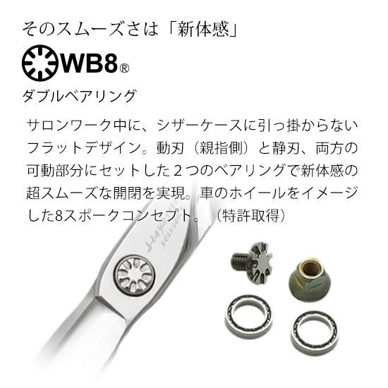 メガネハンドル　テクニカルシザー6.5インチ V セニング - 理美容ハサミのハヤシ・シザース