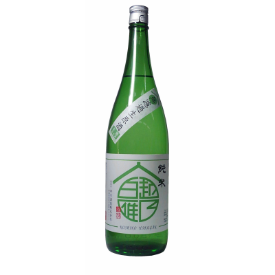 越乃白雁　純米無濾過生原酒(1.8L)