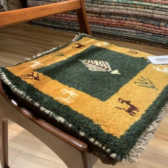 【クリーニング済み】ヴィンテージ◆ナチュラルカシュガイギャッベ istanbulbazaar