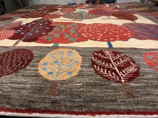 【クリーニング済み】ヴィンテージ◆ナチュラルカシュガイギャッベ istanbulbazaar