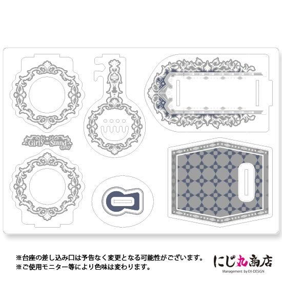 ガソミ ペンライト アクリルスタンド アクリルペンライトスタンド 3個セット【コンサートライト