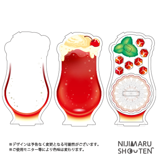 クリームソーダ-レッド - NIJIMARU SHOUTEN / にじ丸商店 クリームソーダ-レッド - NIJIMARU SHOUTEN / にじ丸商店