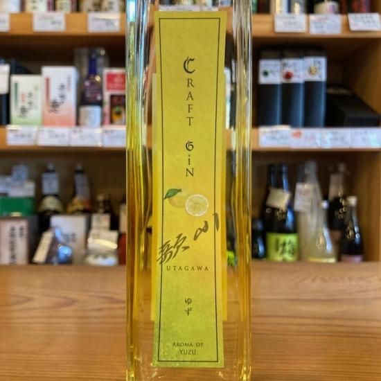 美峰酒類｜【高崎クラフトジン】クラフトジンUTAGAWA ゆず 40% 500ml