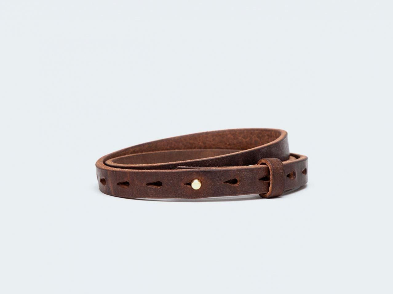HN BUTTON / DARK BROWN