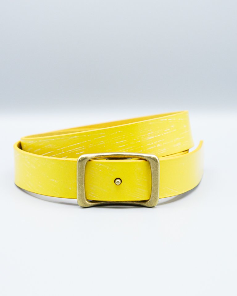 NAVEL 30 BRIDLE LEATHER / YELLOW