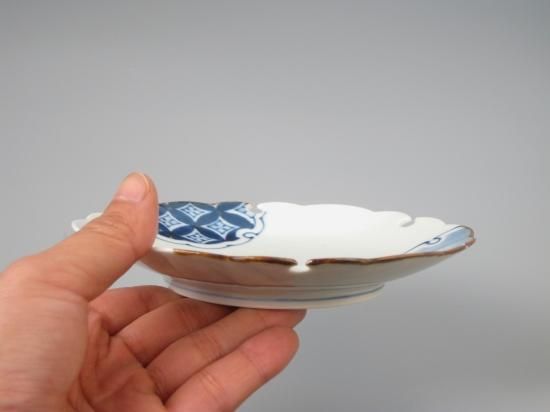 有田焼 雪輪5寸銘々皿 雪輪紋 - 有田焼 八右衛門窯 大慶 公式