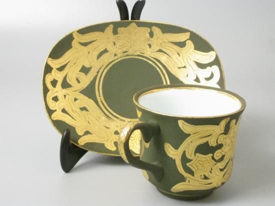 香合　永興紹道　陶器　金箔　金粉 香合 永興紹道 陶器 金箔 金粉