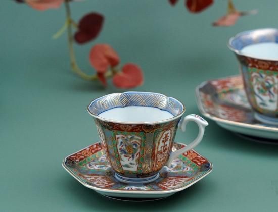 有田焼 【復刻古伊万里】錦色絵デミタスコーヒーカップ 有田焼 【復刻古伊万里】錦色絵デミタスコーヒーカップ