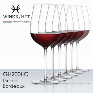WINEX/HTT レッドワイン Plus（プラス）グラス ２脚セット【正規品】 GH202KCx2