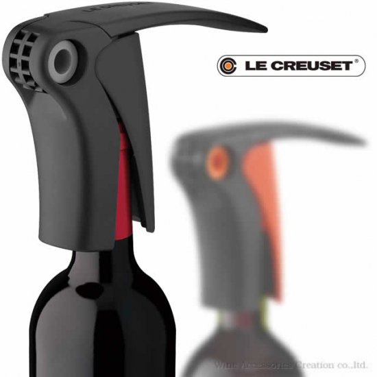 ル・クルーゼ ガイア レバーモデル ブラック LM-150 | ワイン | ワイングッズ | ワイン・アクセサリーズ・クリエイション