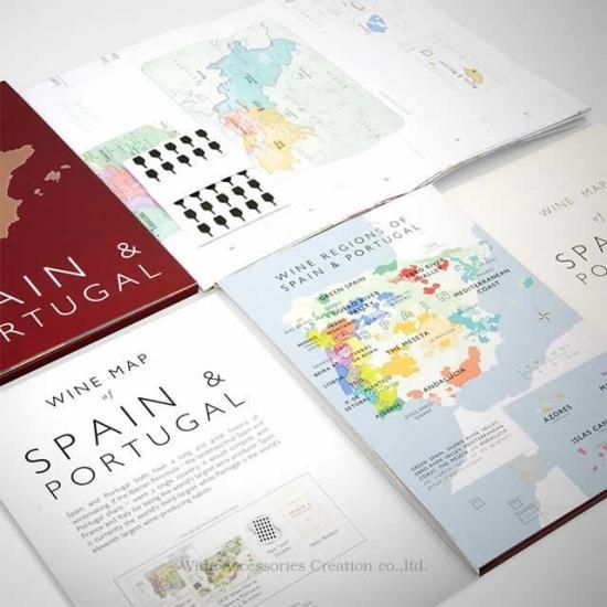 フランス ワイン生産地域の地図（額縁付き） みたし