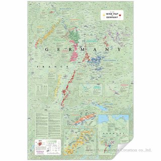 DE LONG ڥݥȥ 磻ޥåס Wine Map of Spain & Portugal  UH102MP